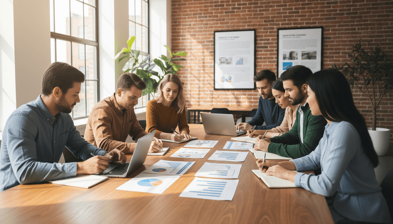 Real estate continuing education class in professional training environment